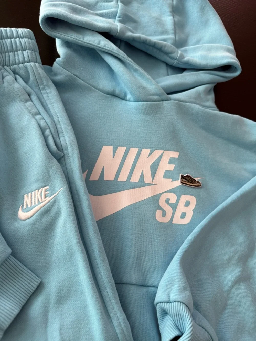 VGUC 2- NIKE sweatsuits hoodie jogger pants boys girl M L - Picture 9 of 13